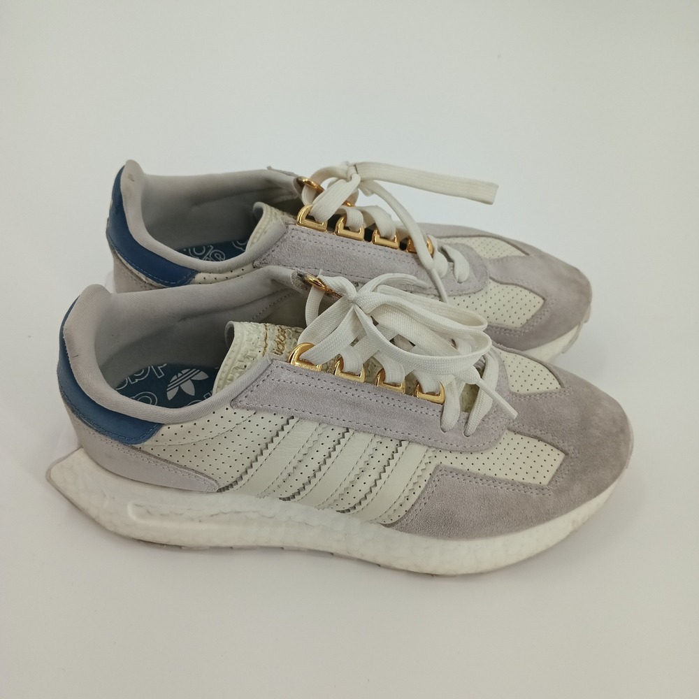 Adidas Retropy E5 Womens 7 Off White Grey One Boost Sneakers GX1812